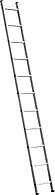 СИБИН 11 ступеней, высота 307 см, односекционная, алюминиевая, приставная лестница (38834-11)