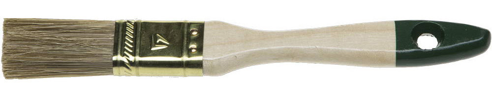 STAYER LASUR 25 мм, 1 смешанная щетина, деревянная ручка, Плоская кисть, STANDARD (01031-25) - фото 1 - id-p77466505