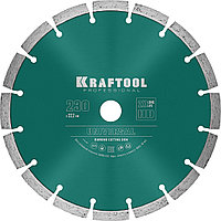 KRAFTOOL UNIVERSAL 230 мм (22.2 мм, 10х2.8мм), Алмазный диск (36680-230)