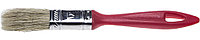 STAYER UNIVERSAL-EURO 25 мм, 1 светлая натуральная щетина, пластмассовая ручка, Плоская кисть (0108-25)