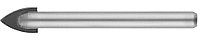 STAYER 10 мм, 2х кромка, цилиндр хвостовик, Сверло по стеклу и кафелю (2986-10)