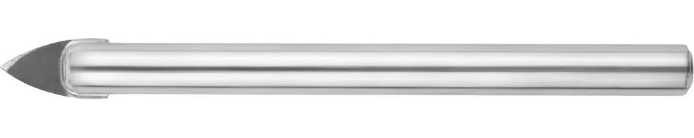 URAGAN 6 мм, 2х кромка, цилиндр хвостовик, Сверло по стеклу и кафелю (29830-06)