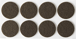 STAYER d 25 мм, самоклеящиеся, фетровые, 8 шт. коричневые, мебельные накладки (40910-25)