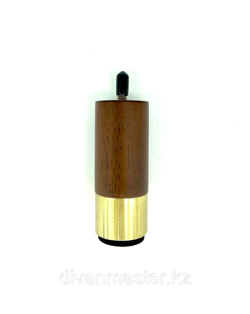 Ножка мебельная, деревянная с латунным наконечником.8 см - фото 2 - id-p112206230