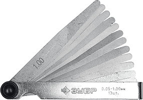 ЗУБР 13 шт, 005-1 мм, Набор автомобильных щупов (4325-H13)