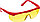ЗУБР СПЕКТР 5 жёлтые, монолинза с дополнительной боковой защитой, открытого типа, Защитные очки (110329), фото 2