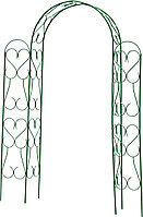 GRINDA Ампир, размеры 240х120х36 см, угловая, разборная, стальная, декоративная арка (422253)