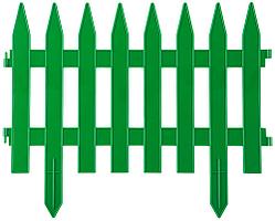 GRINDA Классика, размеры 28х300 см, зеленый, декоративный забор (422201-G)