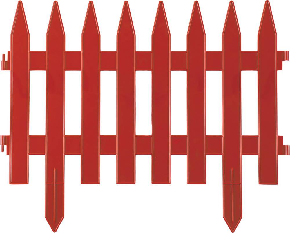 GRINDA Классика, размеры 28х300 см, терракот, декоративный забор (422201-T) - фото 1 - id-p112216186