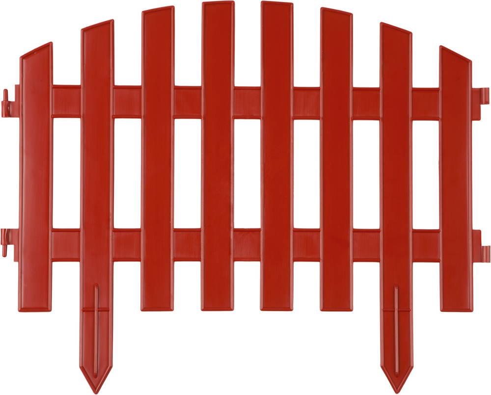 GRINDA Ар Деко, размеры 28х300 см, терракот, декоративный забор (422203-T)
