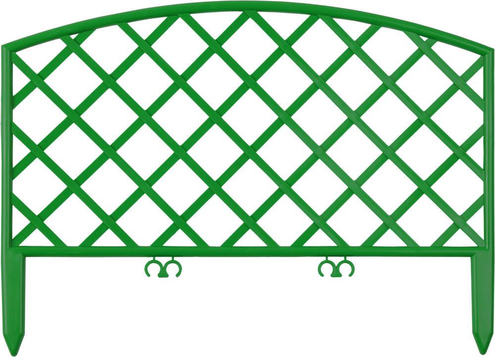 GRINDA Плетень, размеры 28х320 см, зеленый, декоративный забор (422207-G)