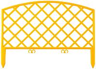 GRINDA Плетень, размеры 28х320 см, желтый, декоративный забор (422207-Y)