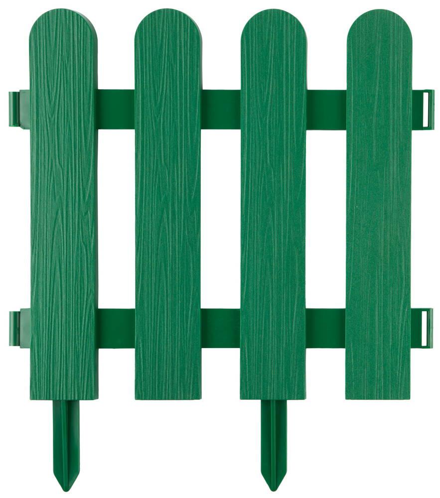 GRINDA Штакетник, размеры 29х224 см, зеленый, декоративный забор (422209-G) - фото 1 - id-p112216198