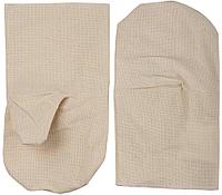 Защита от мех. воздействий, двунитка с двойным наладонником, XL, хлопчатобумажные рукавицы (11412)