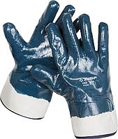 ЗУБР HARD р.XL(10), с нитриловым покрытием, масло-бензостойкие, износостойкие, прочные перчатки, Профессионал