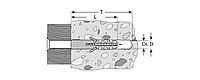 ЗУБР ЕВРО 10 х 50 мм, распорный дюбель полипропиленовый, 50 шт (3010-10-050_z01)