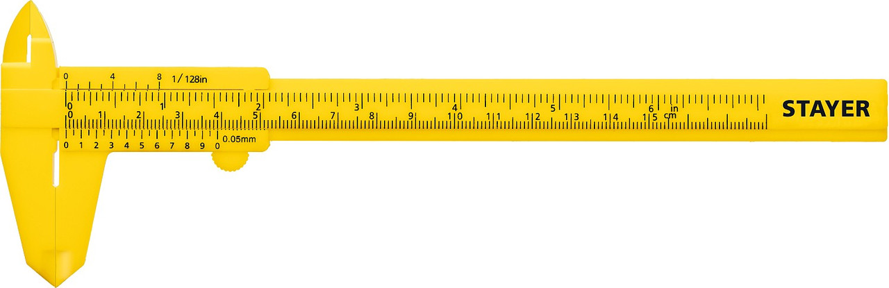 STAYER 150 мм, Пластмассовый штангенциркуль (3440) - фото 1 - id-p112218296