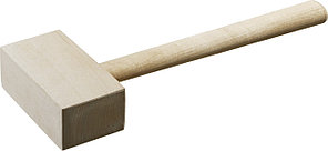 ЗУБР 330 г 70х50 мм, Деревянная прямоугольная киянка (2045-06)