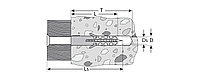 ЗУБР ЕВРО 6х30 / 3.5х40 мм, распорный дюбель полипропиленовый с шурупом, 15 шт (30662-06-30)