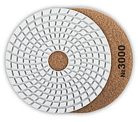 ЗУБР АГШК 100 мм, №3000, мокрое шлифование, Алмазный гибкий шлифовальный круг (29866-3000)