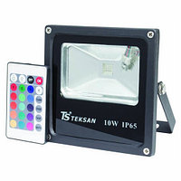 Прожектор LED FD1002 20W NEW RGB BLACK с пультом IP65 (TT)10шт