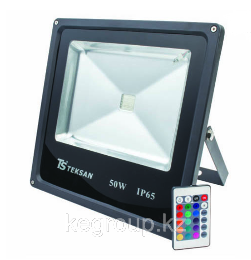 Прожектор LED FD1005 50W NEW RGB BLACK с пультом IP65 (TEKL) 10шт - фото 1 - id-p112222660