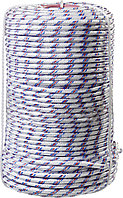 СИБИН d 8 мм, 16-прядный, 100 м, плетёный с сердечником, полипропиленовый фал (50215-08)