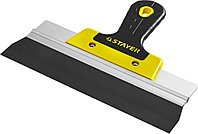 STAYER ProFLat 250 мм, усиленная алюминиевая направляющая двухкомпонентная ручка, анодированный, Фасадный