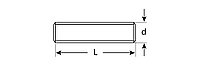 ЗУБР DIN 975 кл. пр. 4.8, М8 x 1000 мм, резьбовая шпилька, цинк, 1 шт (4-303350-08-1000)