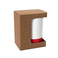 Коробка для кружки 23501 с подиумом, размер 11,9 х 8,6 х 15,2 см, микрогофрокартон, коричневый, Коричневый, -,