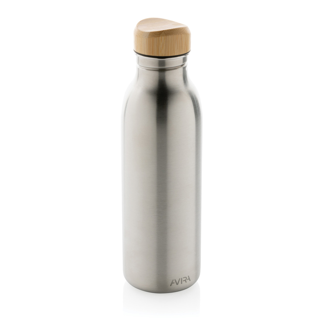Бутылка для воды Avira Alcor из переработанной стали RCS, 600 мл, серебряный; , , высота 22,5 см., диаметр 6,7 - фото 1 - id-p112224075