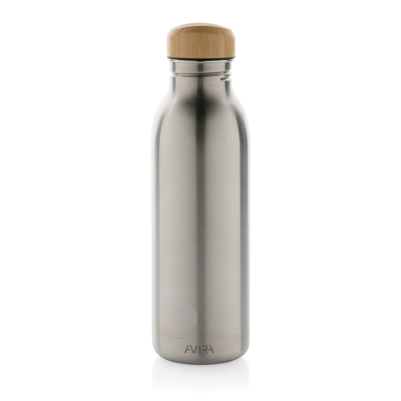Бутылка для воды Avira Alcor из переработанной стали RCS, 600 мл, серебряный; , , высота 22,5 см., диаметр 6,7 - фото 2 - id-p112224075
