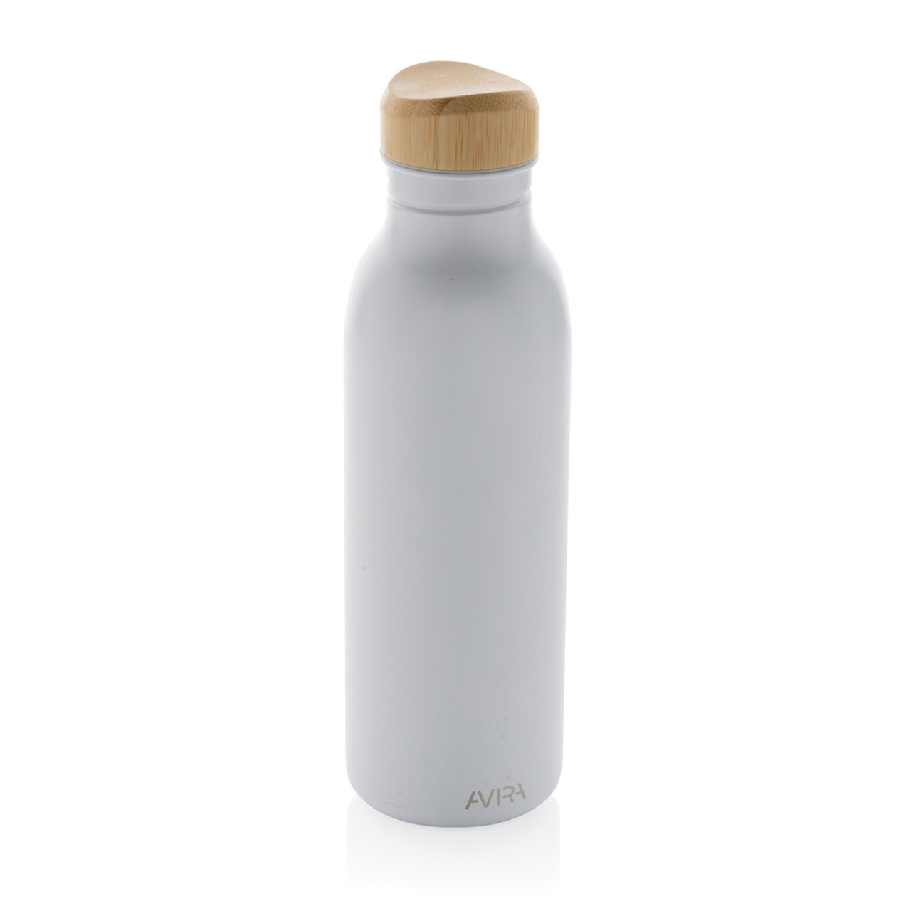 Бутылка для воды Avira Alcor из переработанной стали RCS, 600 мл, белый; , , высота 22,5 см., диаметр 6,7 см., - фото 1 - id-p112224076
