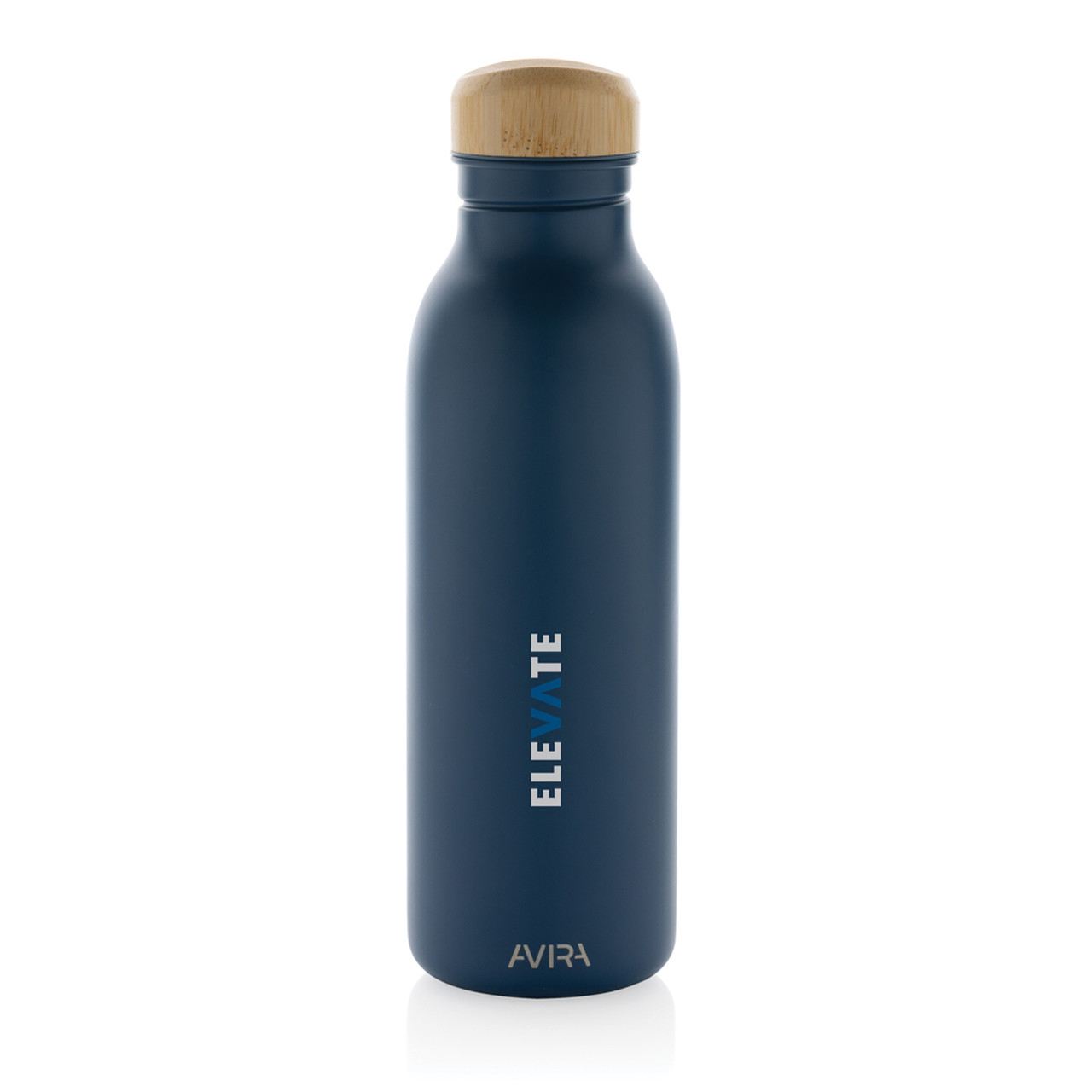 Бутылка для воды Avira Alcor из переработанной стали RCS, 600 мл, темно-синий; , , высота 22,5 см., диаметр - фото 6 - id-p112224077