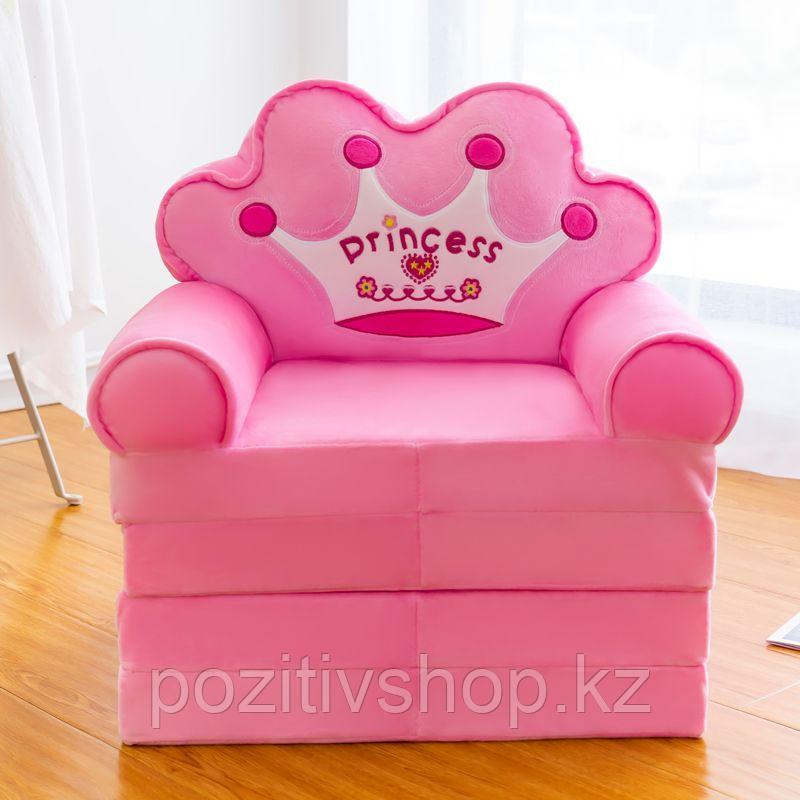 Детское кресло для малыша Корона розовый - фото 1 - id-p112224679