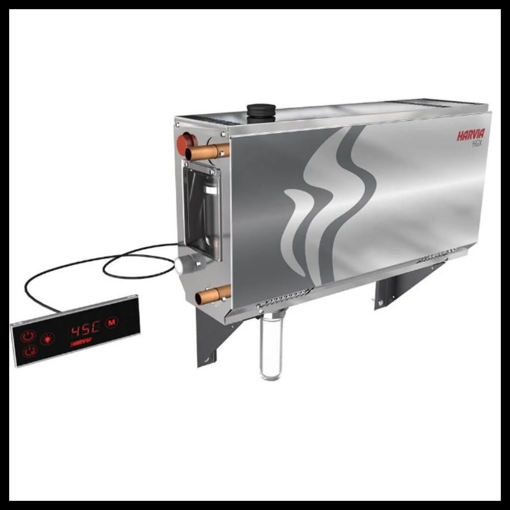 Электрический парогенератор Harvia HGX60 c сенсорным пультом управления (мощность = 6 кВт, объем = 2-7 м3), фото 1
