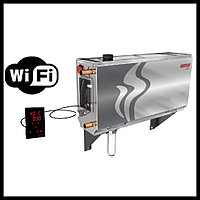Электрический парогенератор Harvia HGX45XW WiFi, сенсорный пульт управления (мощность=4,5 кВт, объем=2-5 м3)