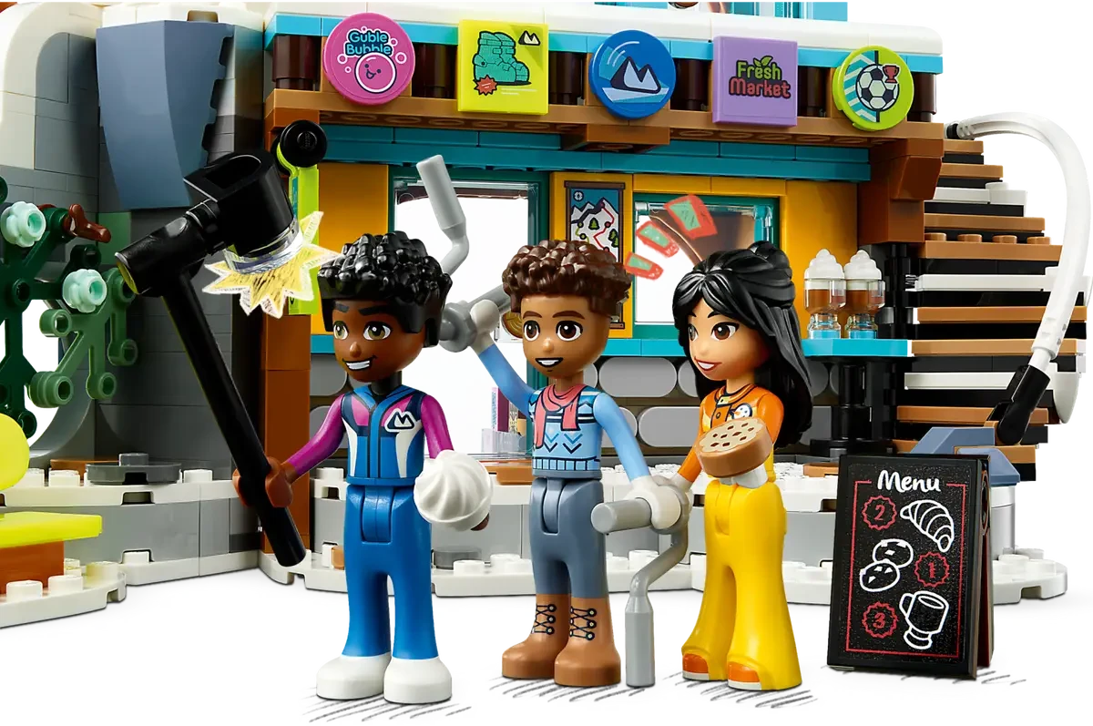 Конструктор LEGO Friends Подружки Горнолыжный склон для отдыха и кафе