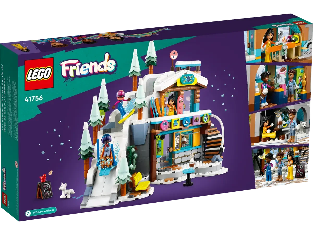 Конструктор LEGO Friends Подружки Горнолыжный склон для отдыха и кафе