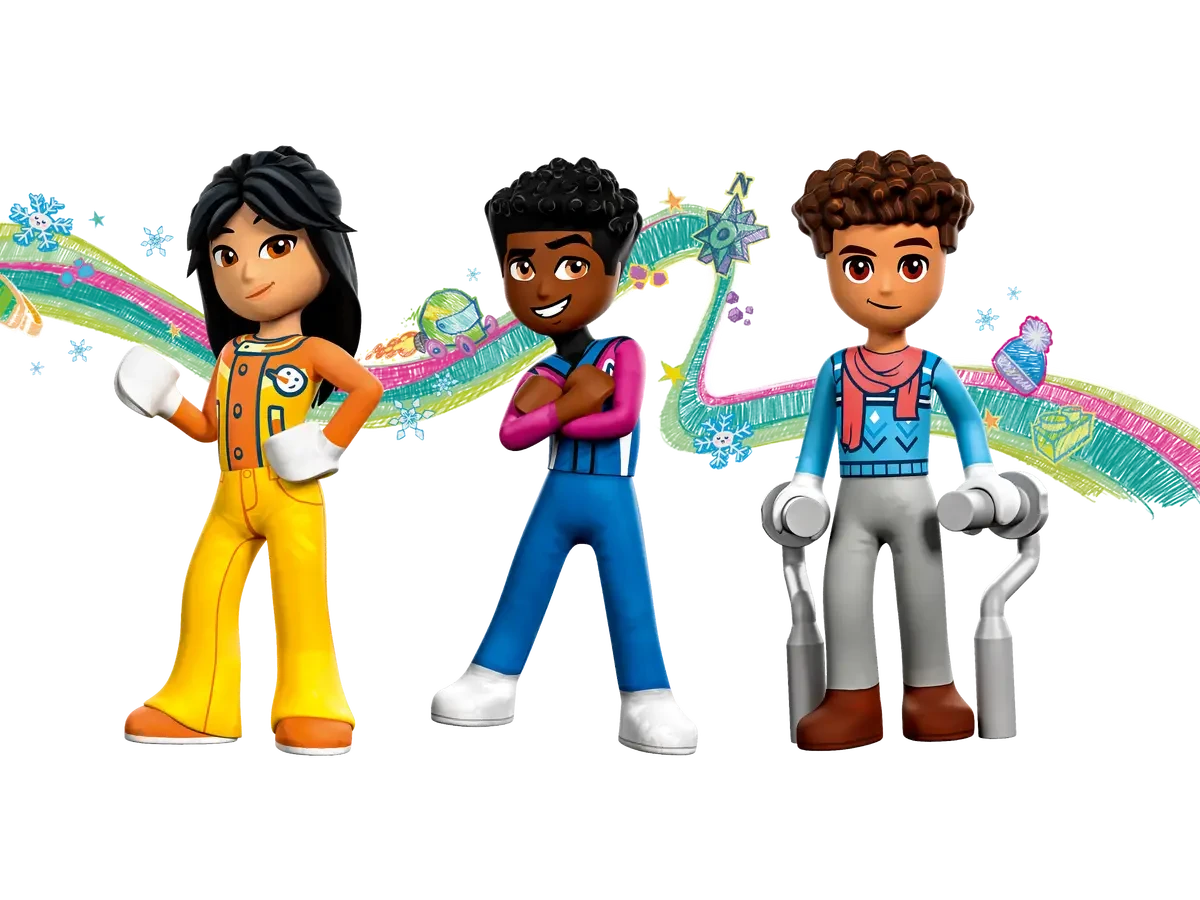 Конструктор LEGO Friends Подружки Горнолыжный склон для отдыха и кафе