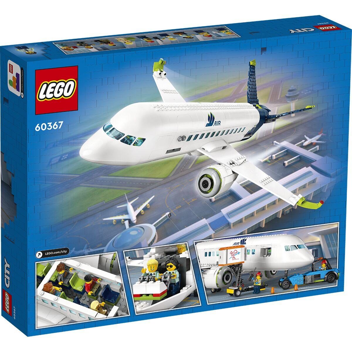Лего сити LEGO Пассажирский самолёт CITY 60367 - фото 2 - id-p112228168