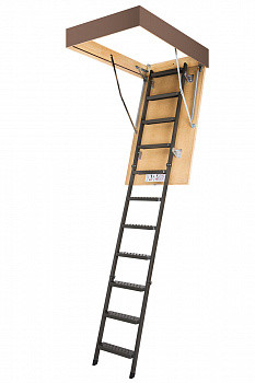 Чердачная лестница FAKRO. Модель LMS складная металлическая 70*140/305