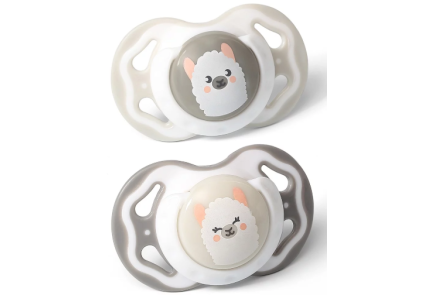 Пустышка силиконовая BPA-free, симметричная, 2 шт 3+ BabyOno, фото 1