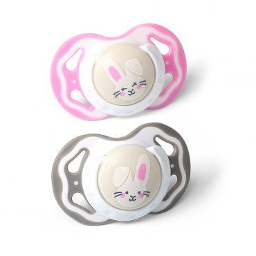 Пустышка силиконовая BPA-free, симметричная, 2 шт, 3+ BabyOno