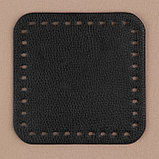 Донце для сумки, квадратное, 15 × 15 × 0,3 см, цвет чёрный, фото 2