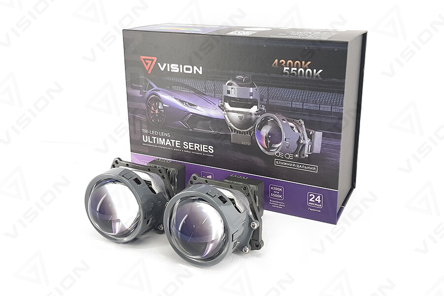 Светодиодные линзы Vision Tri-led Ultimate Series 5500K - фото 1 - id-p112228564