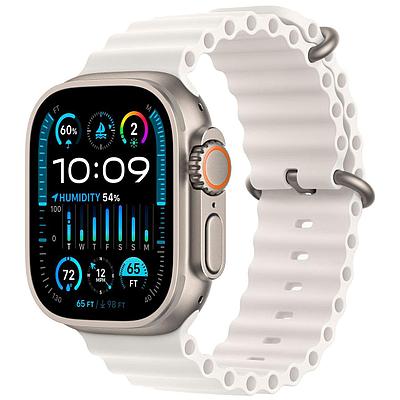 Часы Apple Watch Ultra2 49mm Titanium/White Ocean Band