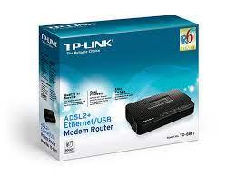 Модем TP-Link TD-8817 Modem ADSL2/2+ - фото 1 - id-p112228715