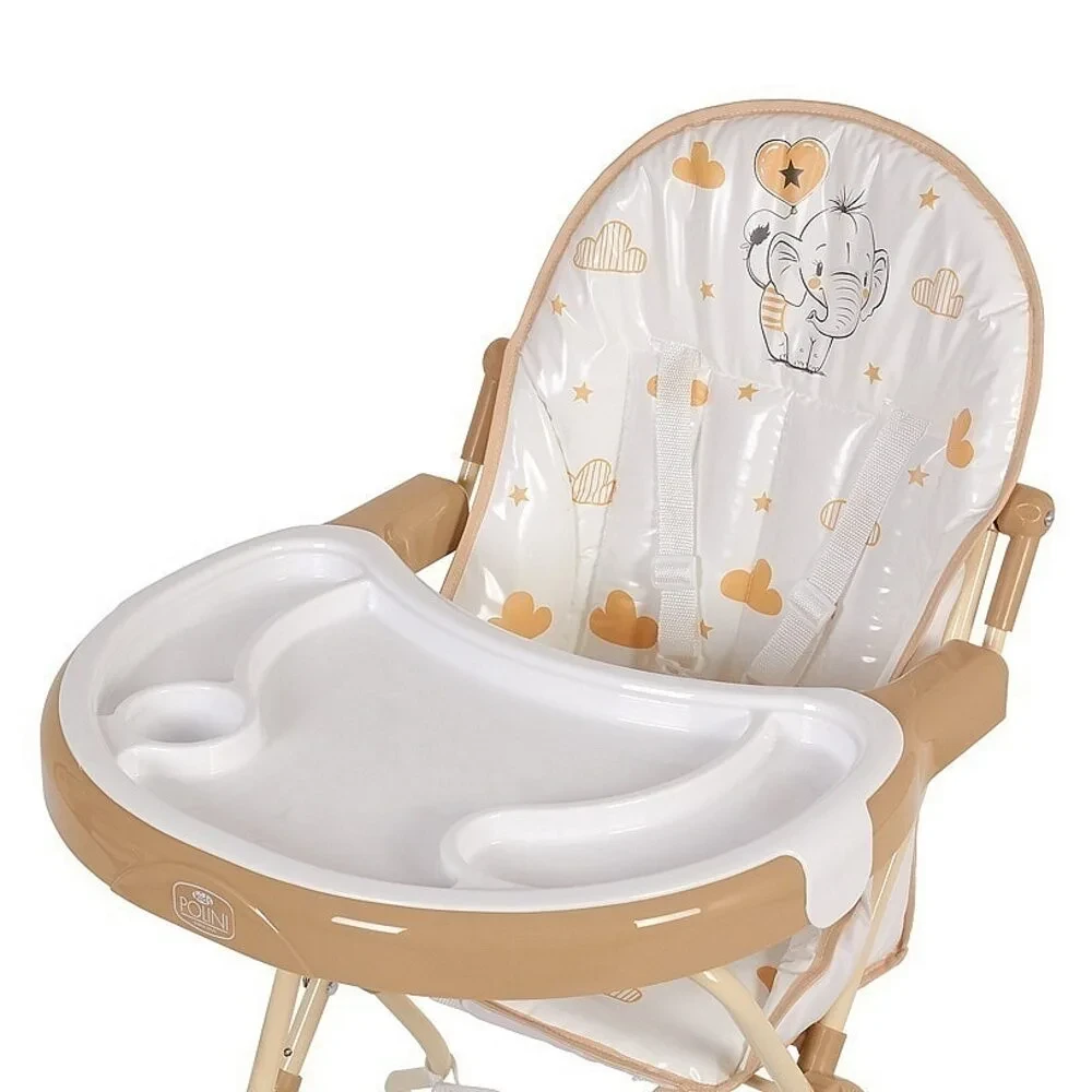 Стульчик Polini kids 252 Слоник, макиато