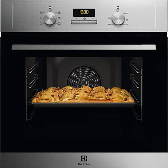 Духовой шкаф Electrolux EOH 3C00 BX черный, серебристый